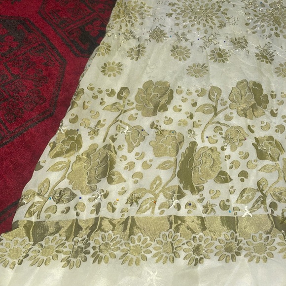 Pakistani indian  dress 2 piece with scarf dupatta - Picture 8 of 9